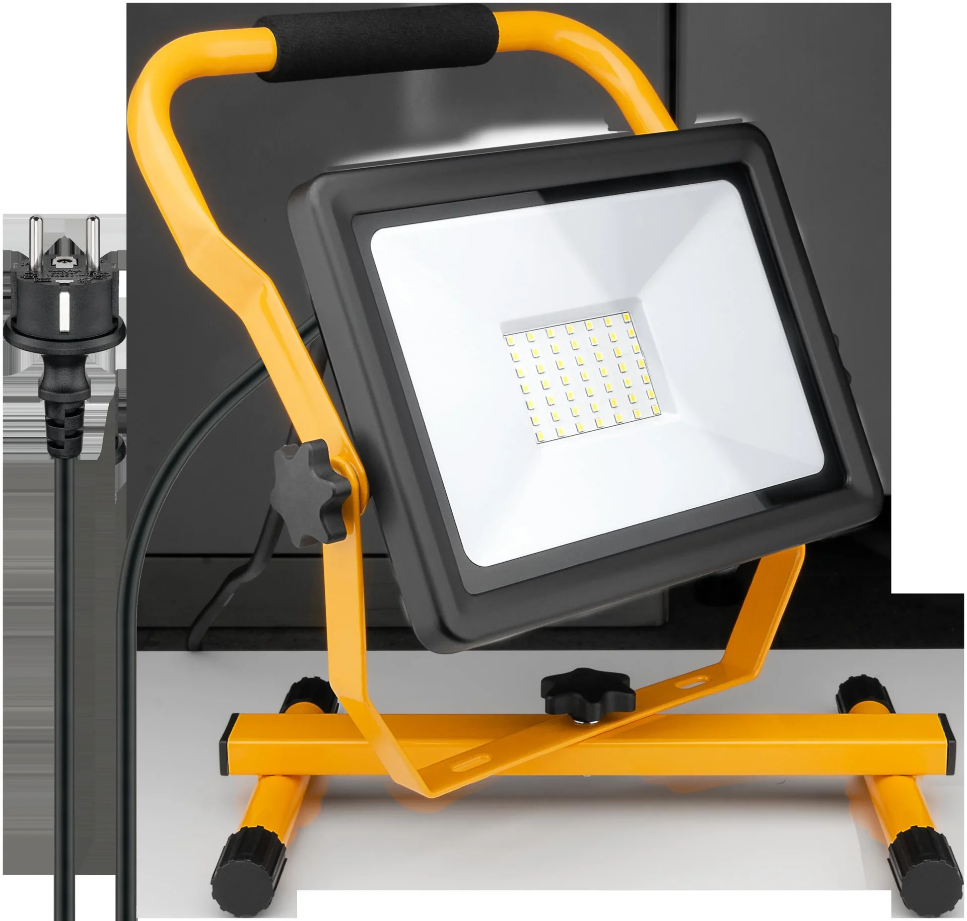 50W LED Baustrahler Fuß KW 4250LM - 0