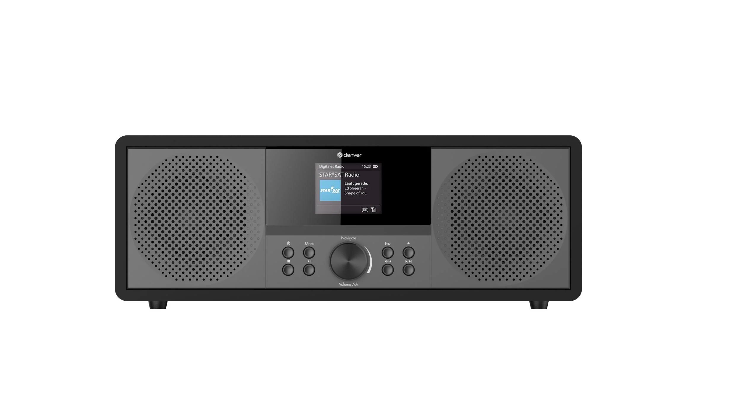 Internet Radio mit DAB+ UKW und CD Spieler, Bluetooth Funktion, schwarz - 0