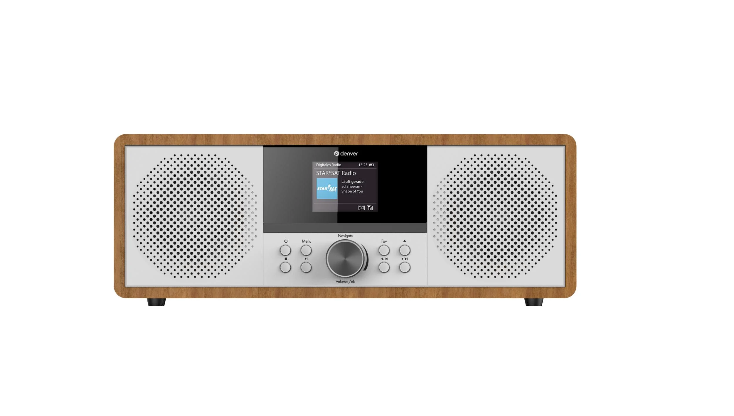 Internet Radio mit DAB+ UKW und CD Spieler, Bluetooth Funktion, schwarz - 1