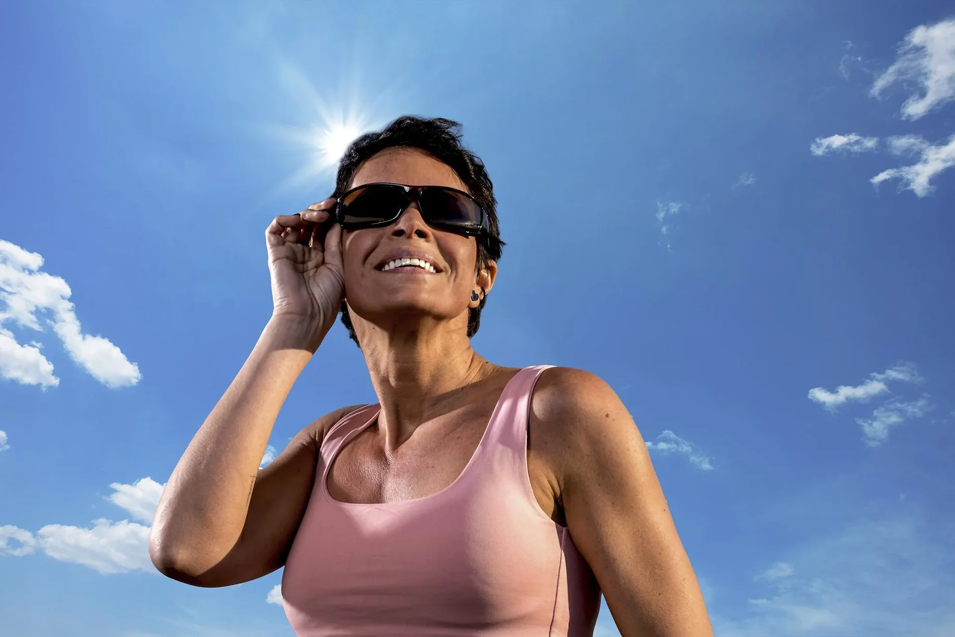 Polarisierte Sonnenbrille, 3er-Set, "HD Polar View", 2 x Schwarz + 1 x Braun/ Hornoptik - 4