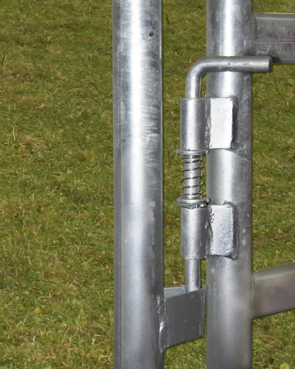 Weidepanel - Zaunelement mit Tor, 2,4 m Länge, Gesamthöhe 2,2 m - 1