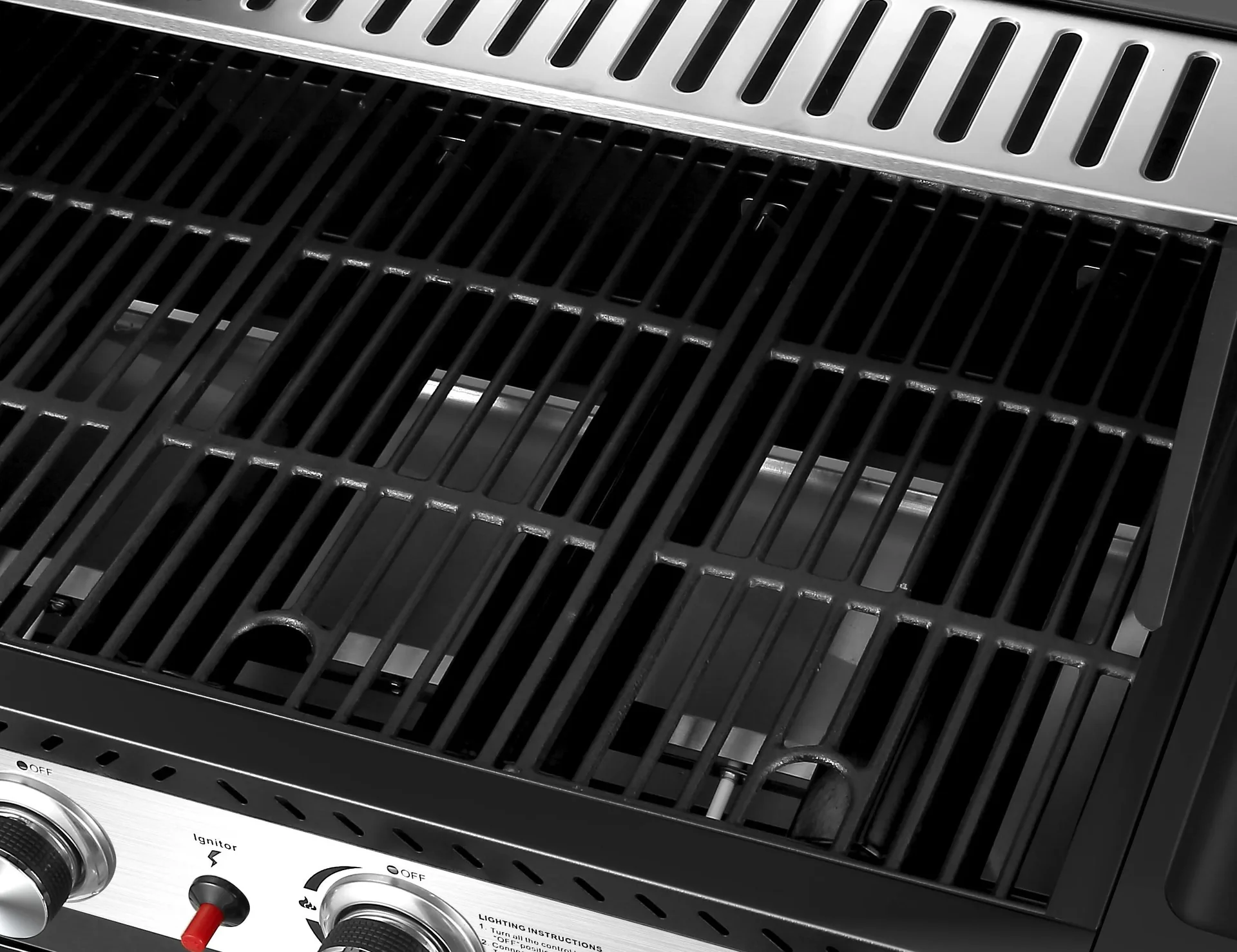 Gasgrill / Grillwagen Burlington 4 Hauptbrenner +1 Seitenbrenner, Grillfäche 70 x 42 cm - 6