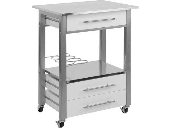 Excellent Houseware Inox Küchenwagen - 0