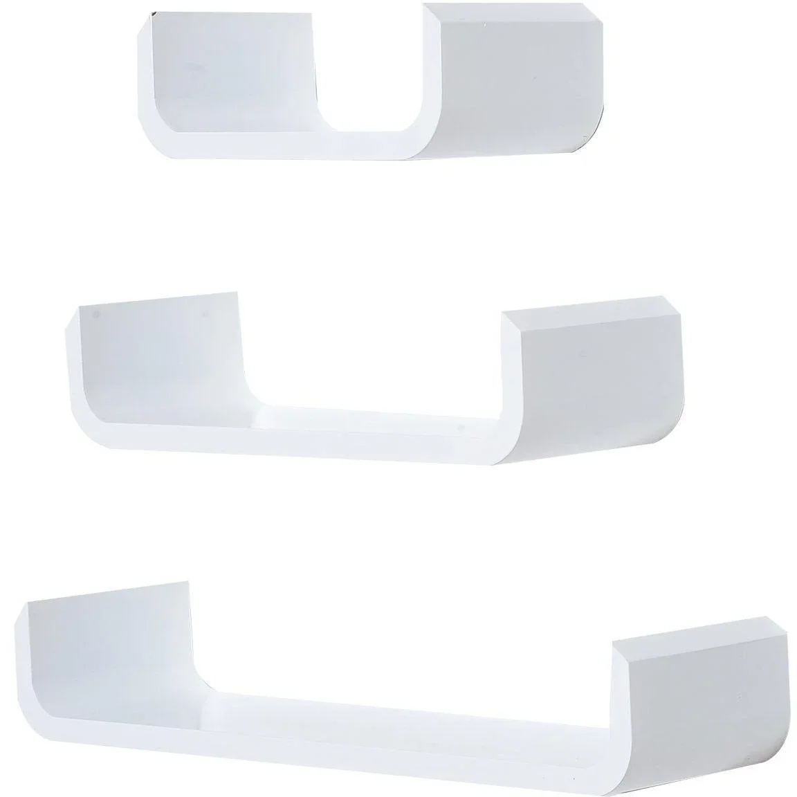 Wandregal 3 tlg. weiß - 1