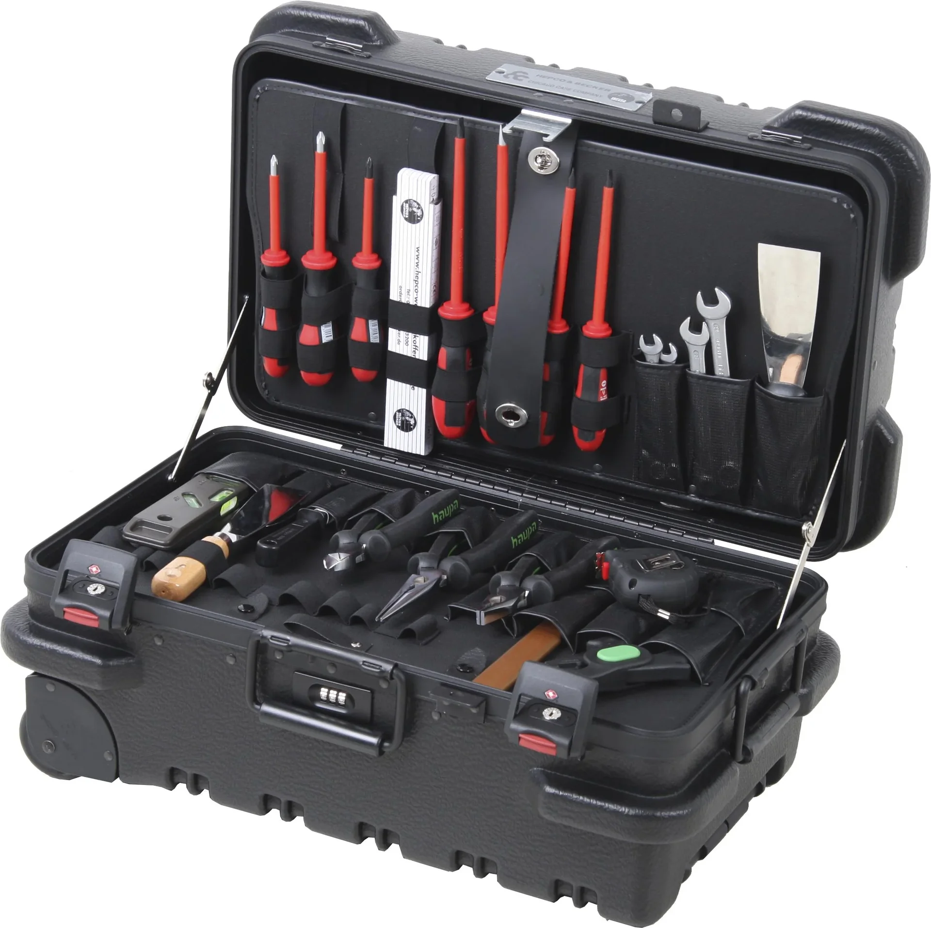 Werkzeugkoffer CHICAGO CASE 5510, 39 Liter, bruchsicher mit integriertem Rollensystem - 9