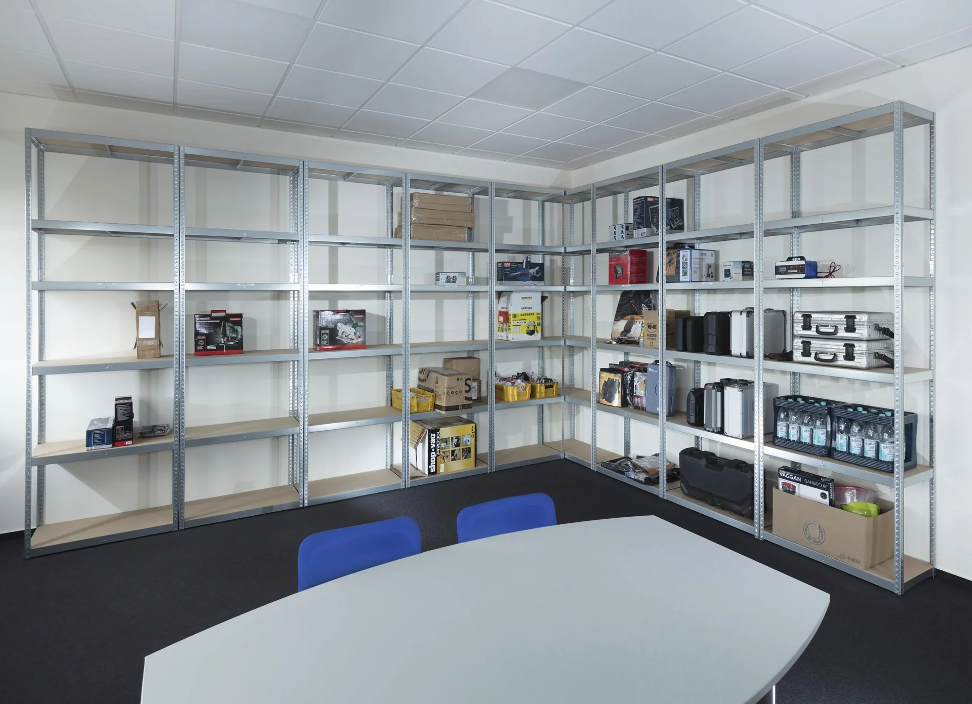 Schwerlastregal, 875 kg Tragkraft, 180 x 90 x 40 cm - 5