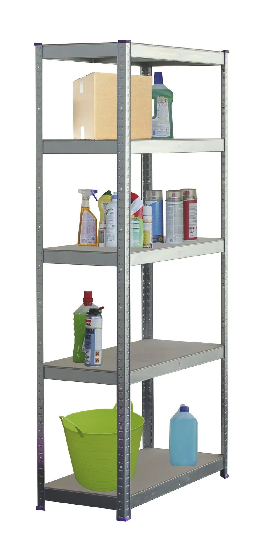 Schwerlastregal, 875 kg Tragkraft, 180 x 90 x 40 cm - 6