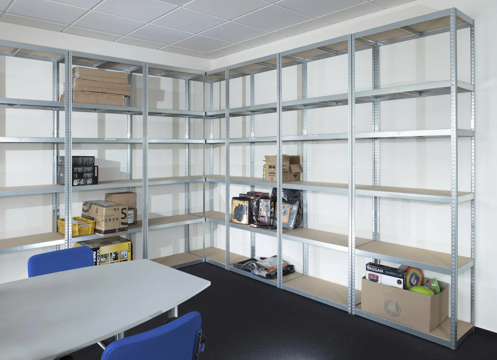 Schwerlastregal, 875 kg Tragkraft, 180 x 90 x 40 cm - 7