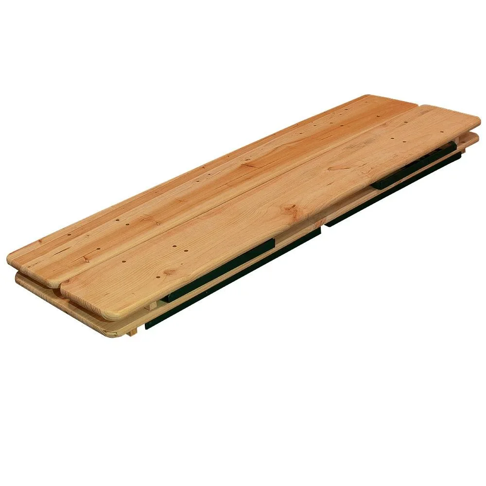 Biertisch und Bank - Holz 1,7m - 2