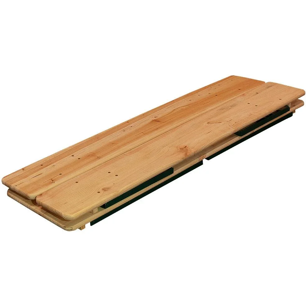 Biertisch und Bank - Holz 1,7m - 3