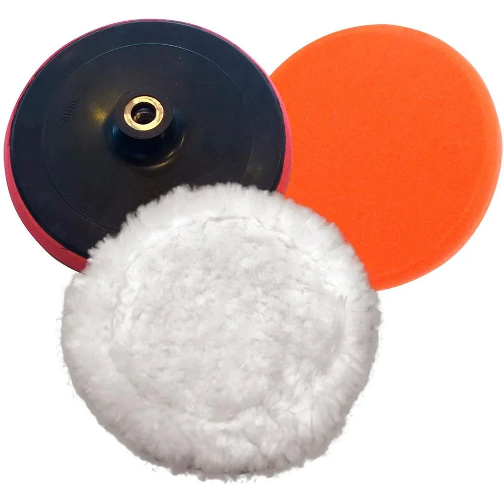 AGM1084P Winkelpolierer 1400W - 180mm - Variable Geschwindigkeitskontrolle - Softgriff - Inkl. Zubehör mit Tragetasche - 1