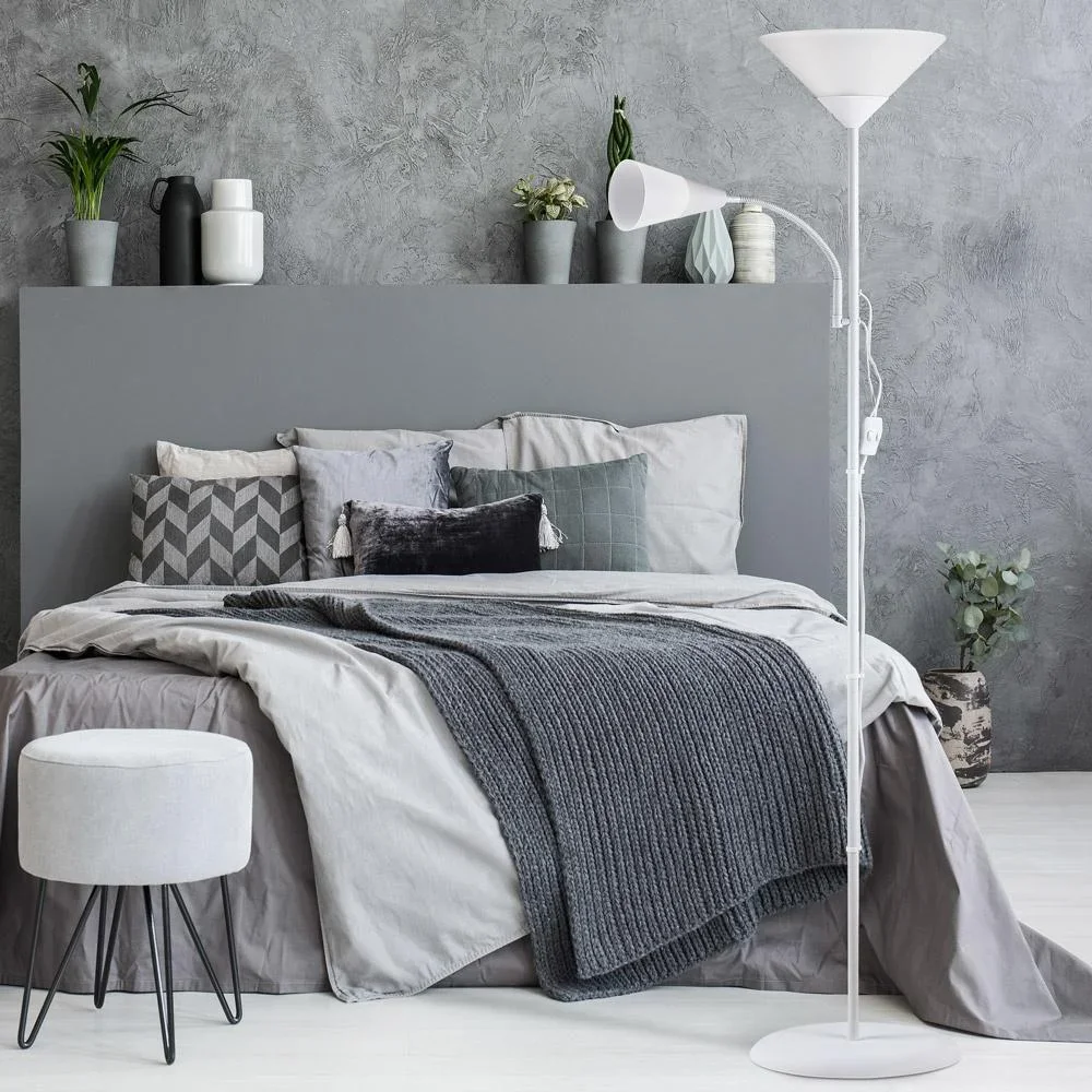Stehleuchte Alissa weiß 28 x 175cm - 0