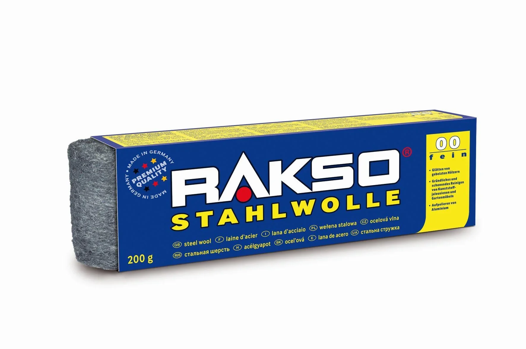 Stahlwolle #00 fein, 200 gr - 5