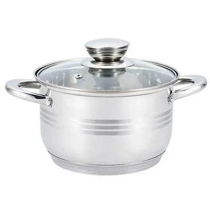 Töpfe und Pfannen - 12 Stück - Rostfreier Stahl - Silber - 3