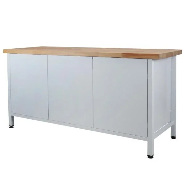 Werkbank / Werktisch 6 Schubladen, 1 Tür, L1700xB600xH840mm - 2