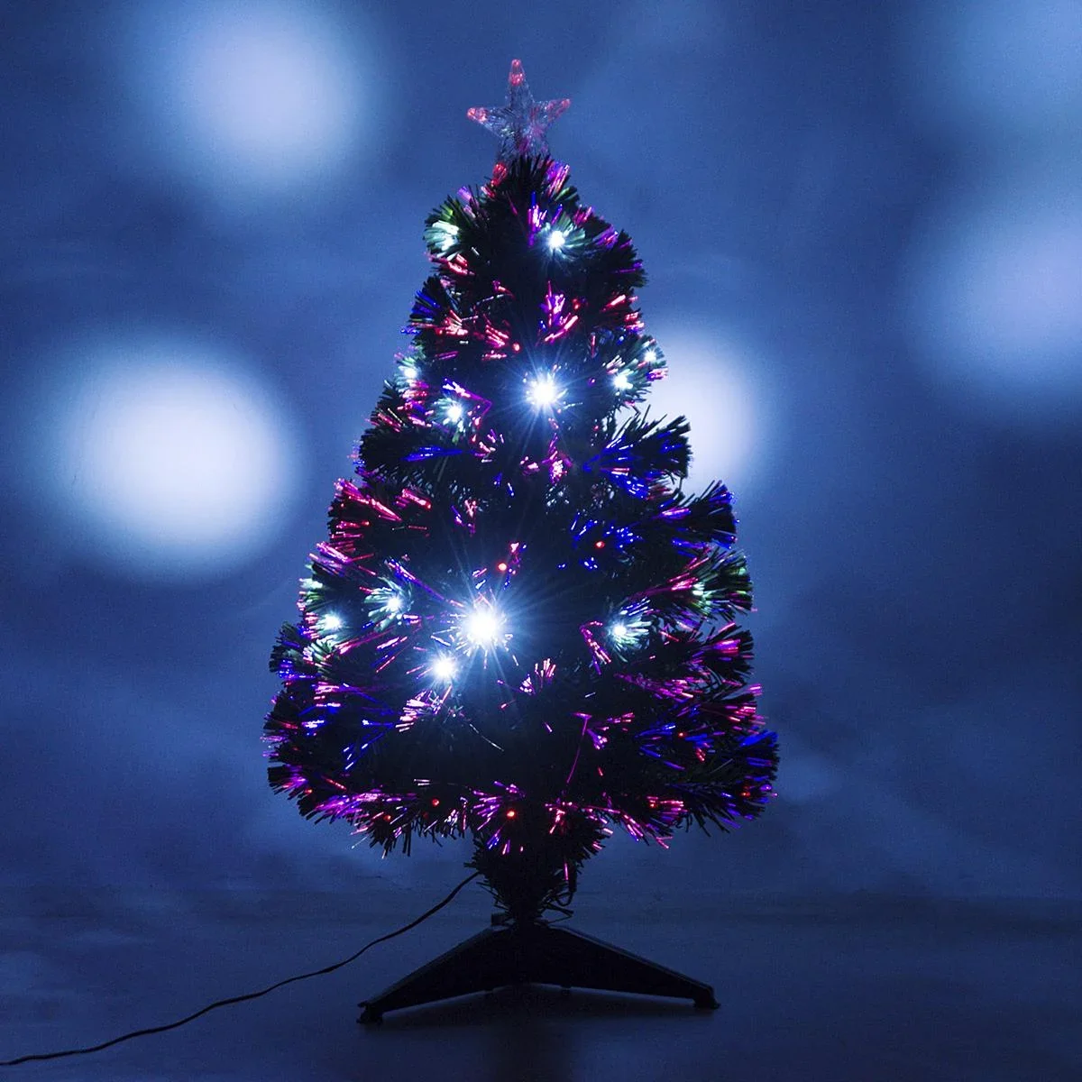 Künstlicher Tannenbaum inklusive Metallständer grün - 0