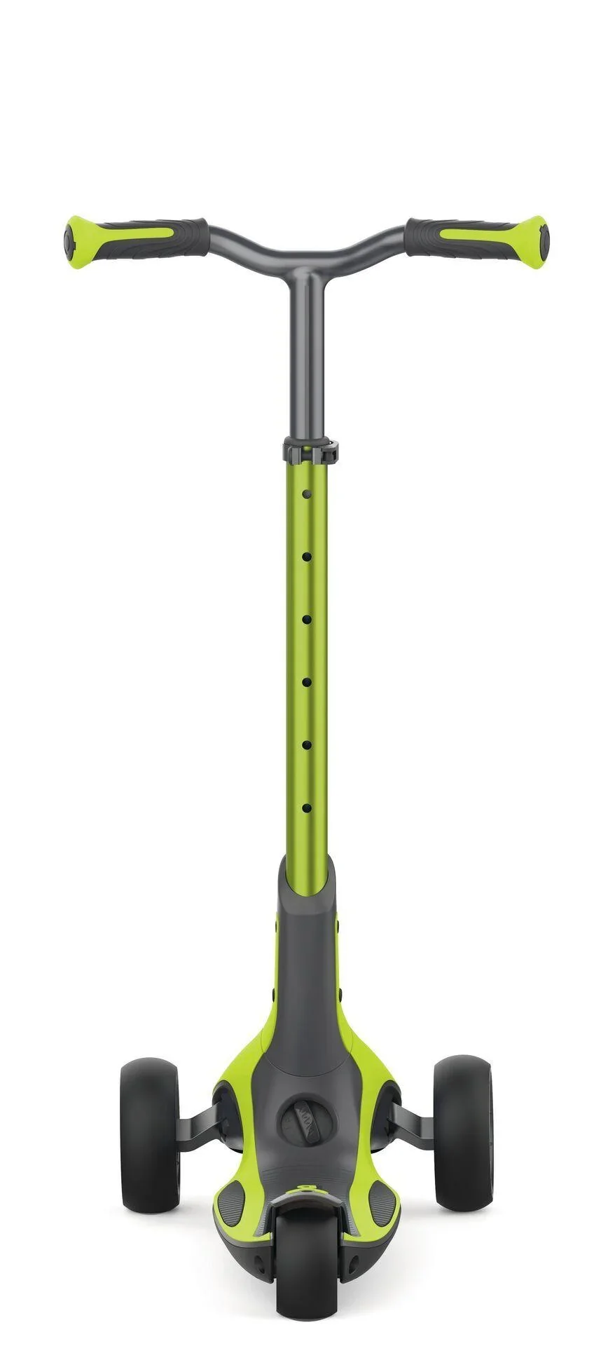 ULTIMUM   Tretroller Kinder Erwachsene, 125/90 mm extra breit, ABEC 7, 3-rädrig, höhenverstellbar, lime grün - 0