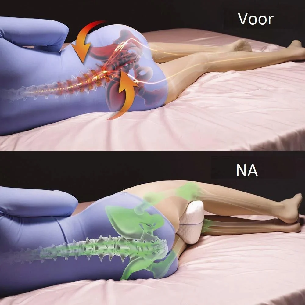 Beinkissen "Comfy Air" mit Memory-Schaum - Orthopädisches Kniekissen - 3