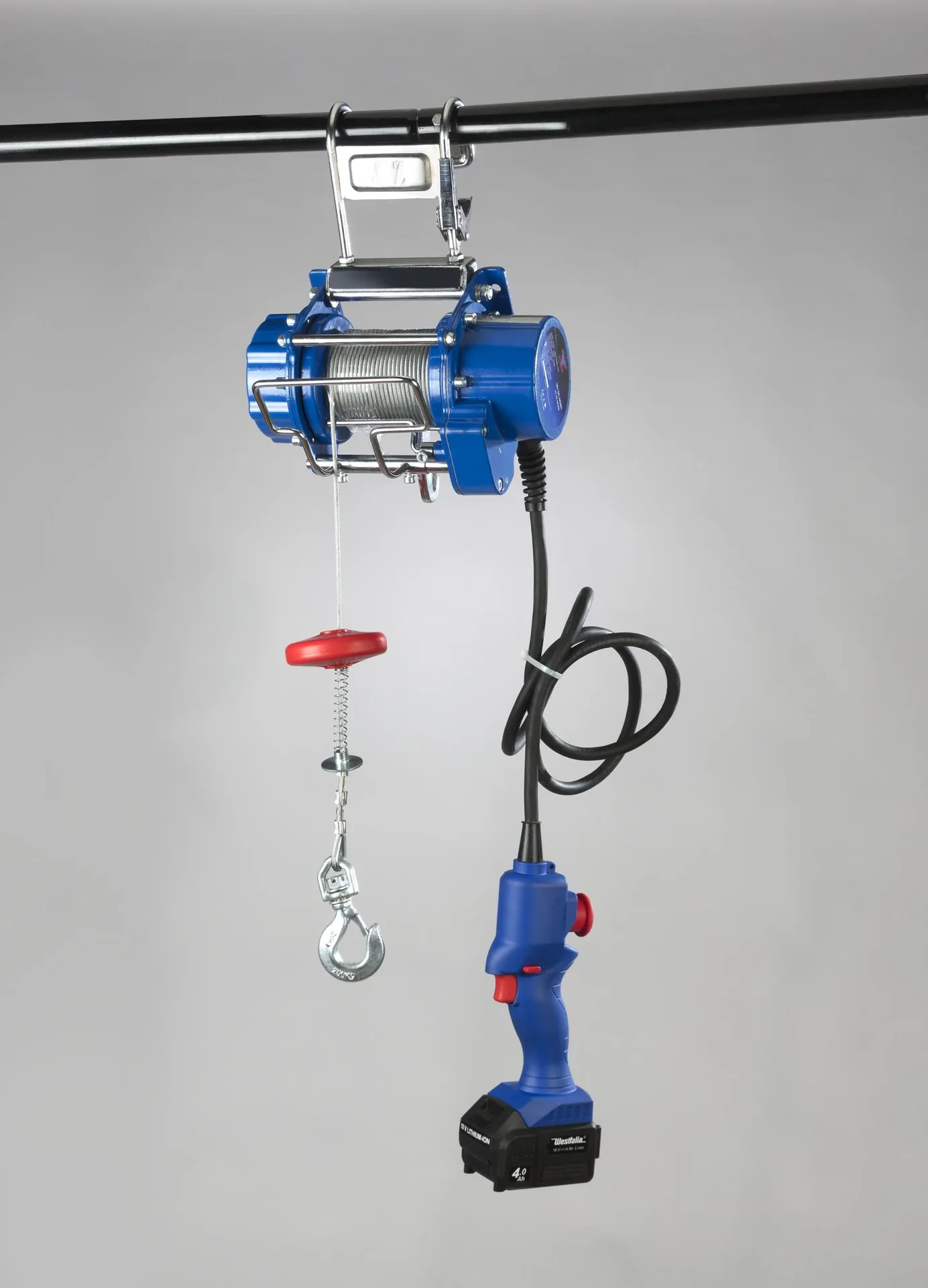 18V Seilhebezug WS18 inklusive Akku 4,0 Ah und Ladegerät - 0