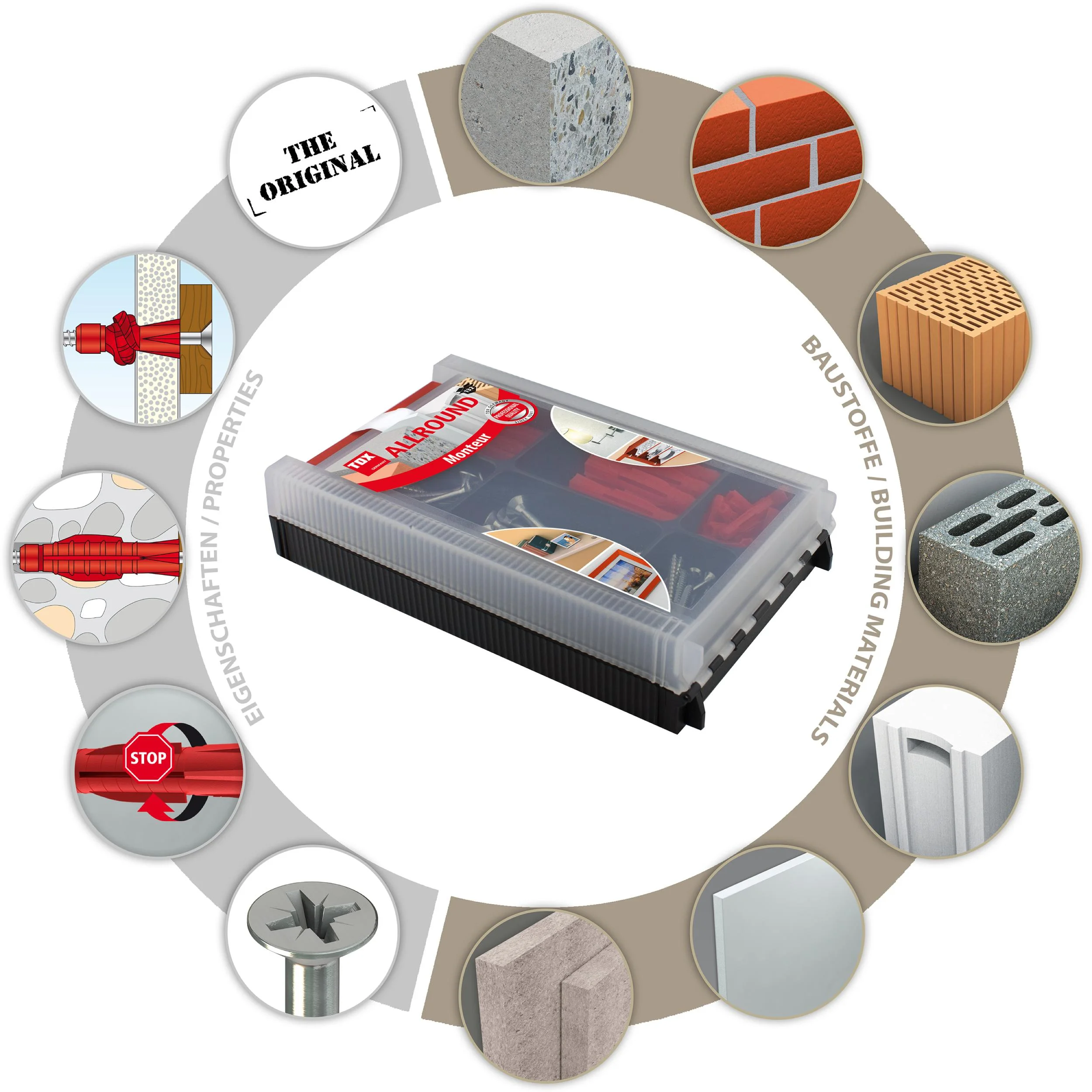 Standard-Sortiment Monteur Allround 132 teilig - 0