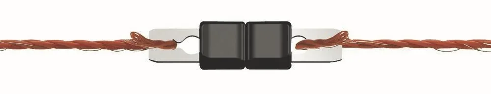 Litzclip Litzenverbinder, 3mm, gerade, Edelstahl,10 Stück - 0