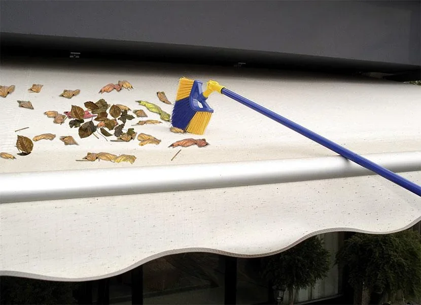 Teleskop Besen - Ideal zur Dachrinnenreinigung - 8