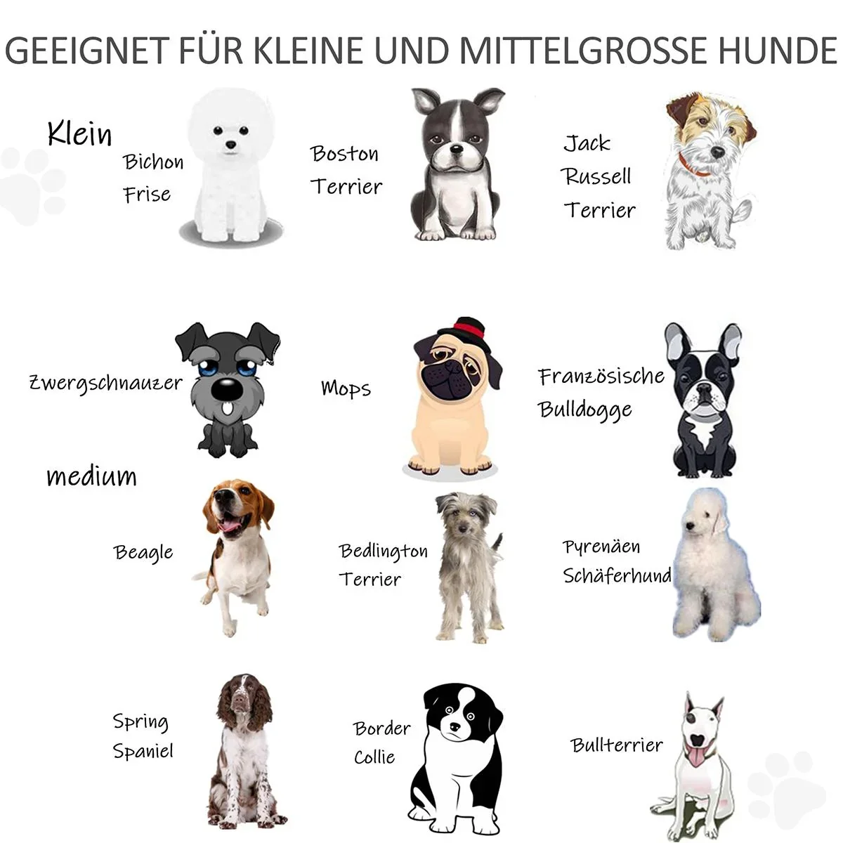 Türschutzgitter Absperrgitter für Hunde Schutzgitter Hundegitter Sicherheitstür Bidirektionales Falten Kiefernholz Metal - 2