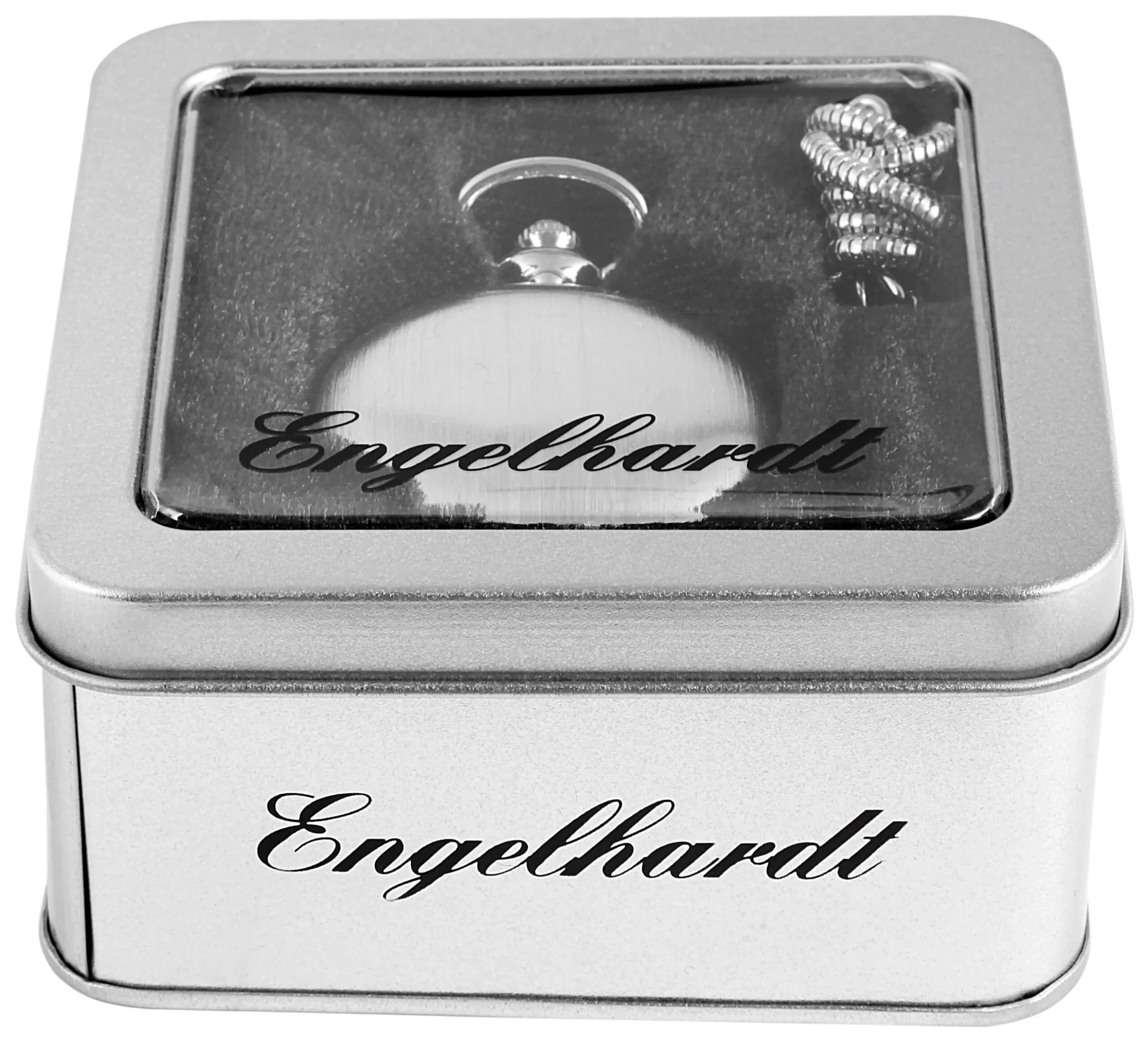 Taschenuhr mit Quarzwerk, in schöner Metallgeschenkbox - 0