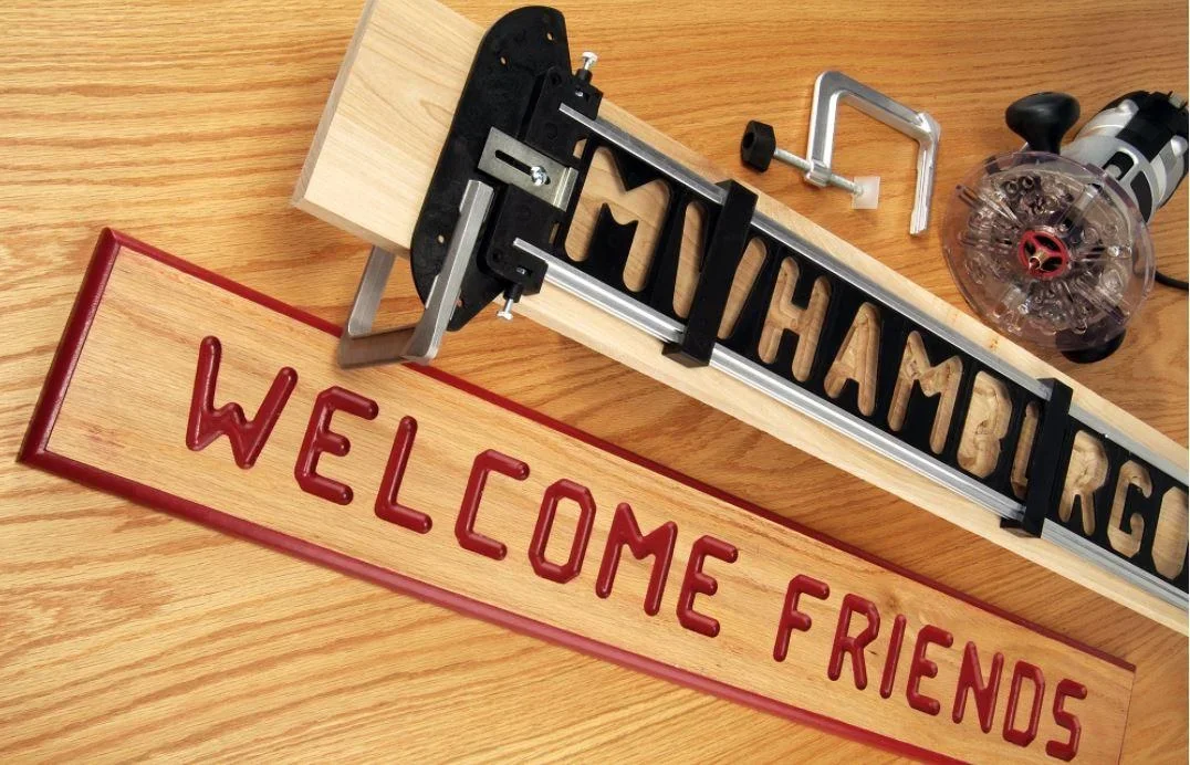 Oberfräsenschablone SIGN CRAFTER, Frässchablone - 8