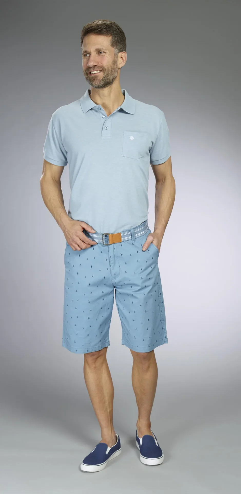 Shorts mit Druck, Farbe aqua, Gr.M - 6