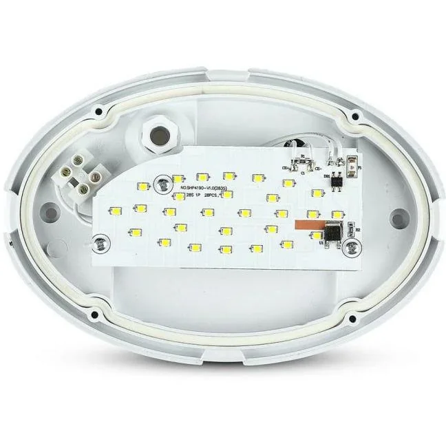 VT-8014 Deckenleuchte oval weiß - 8W - 560Lm - 3000K - 2