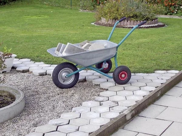 Stützräder Anbausatz für Schubkarren, 2er Set - 1