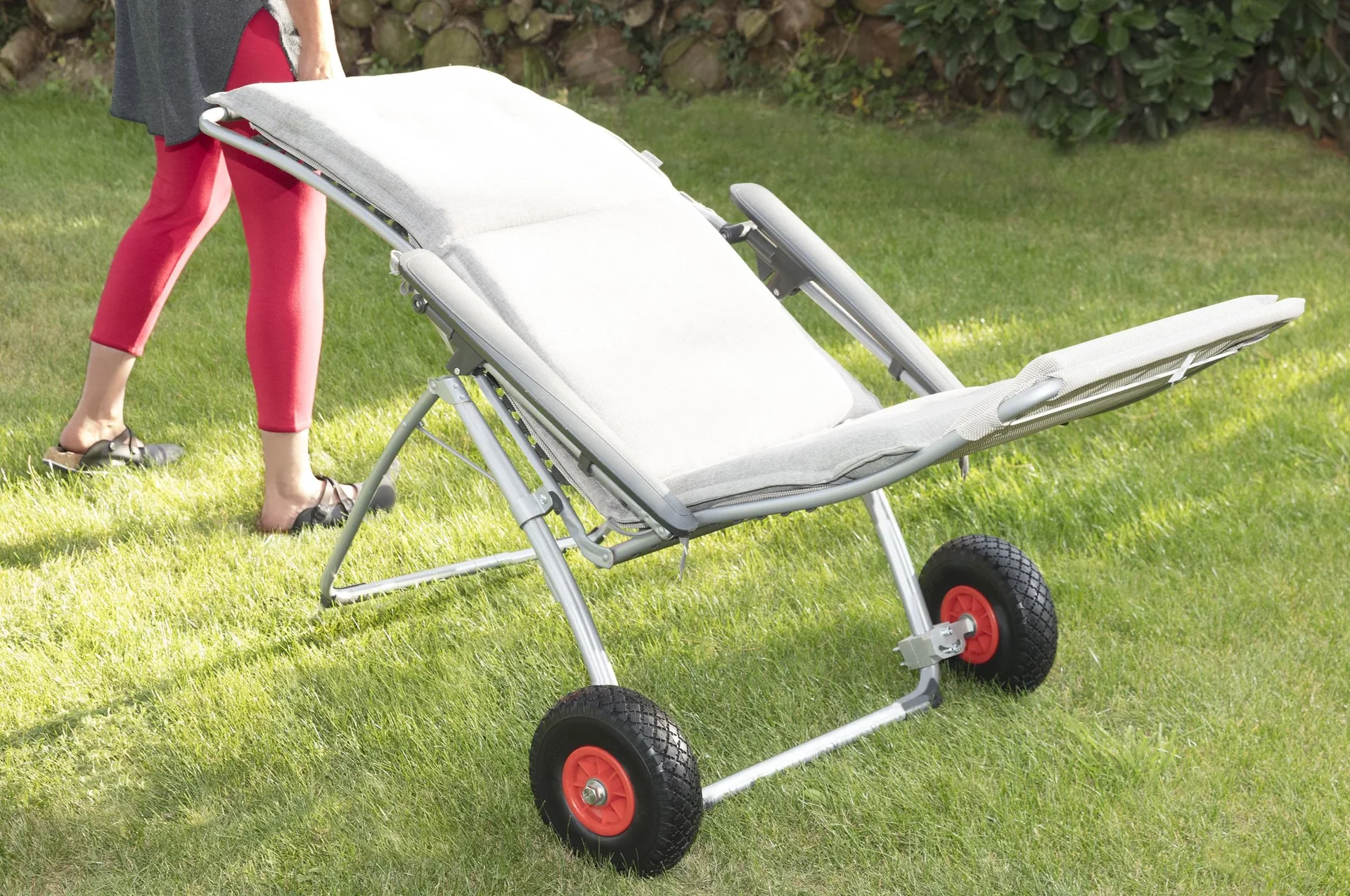 Stützräder Anbausatz für Schubkarren, 2er Set - 6