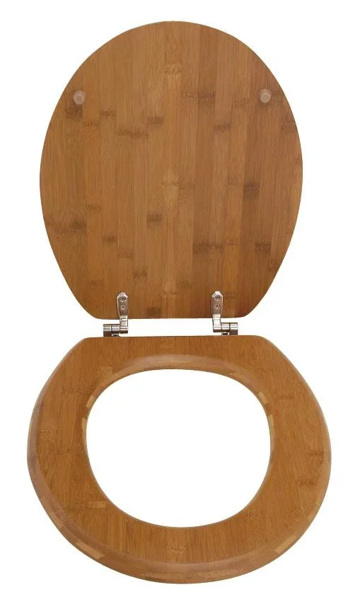 WC Sitz Bambus Dunkel - 1