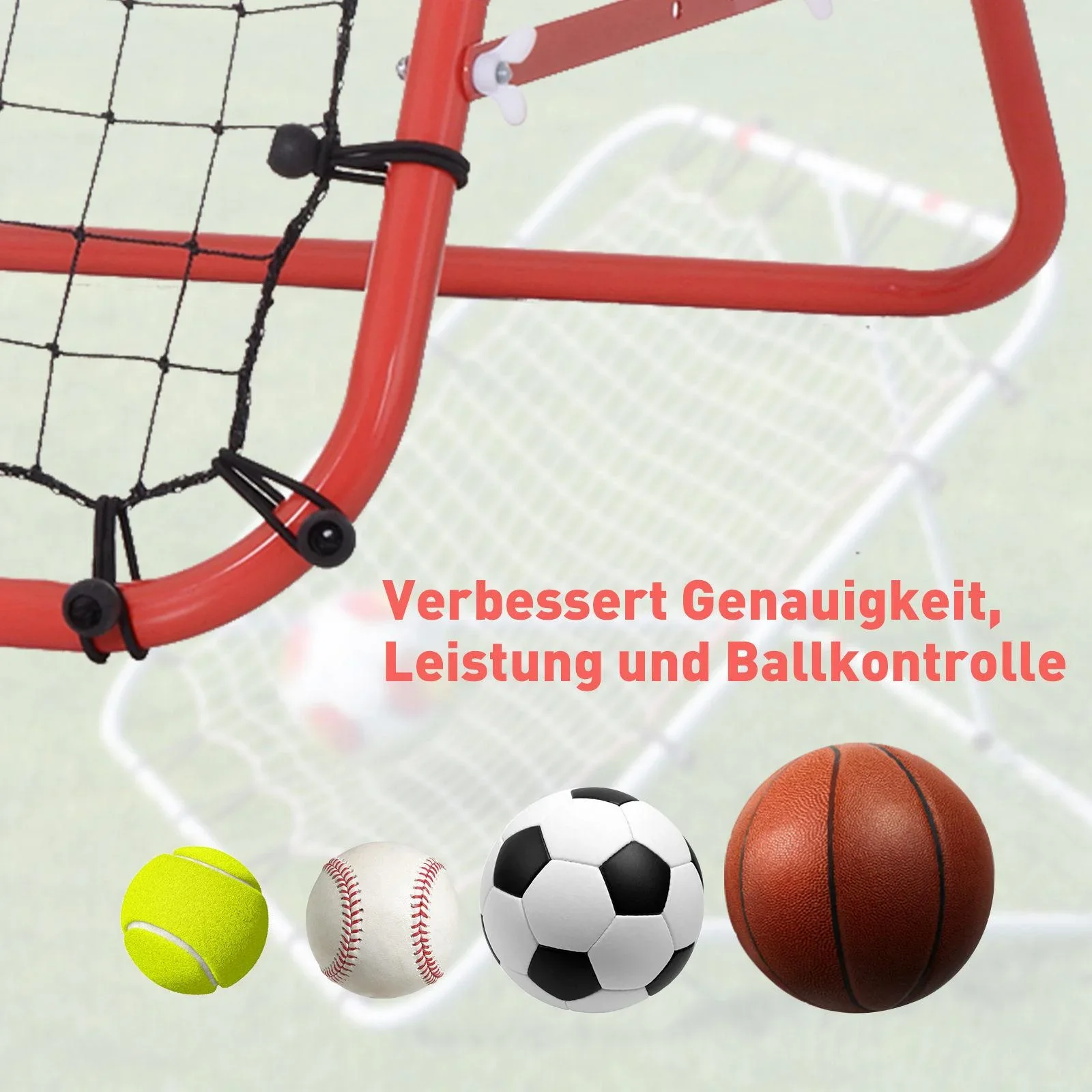 Fußball Rebounder mit verstellbaren Winkeln - 1