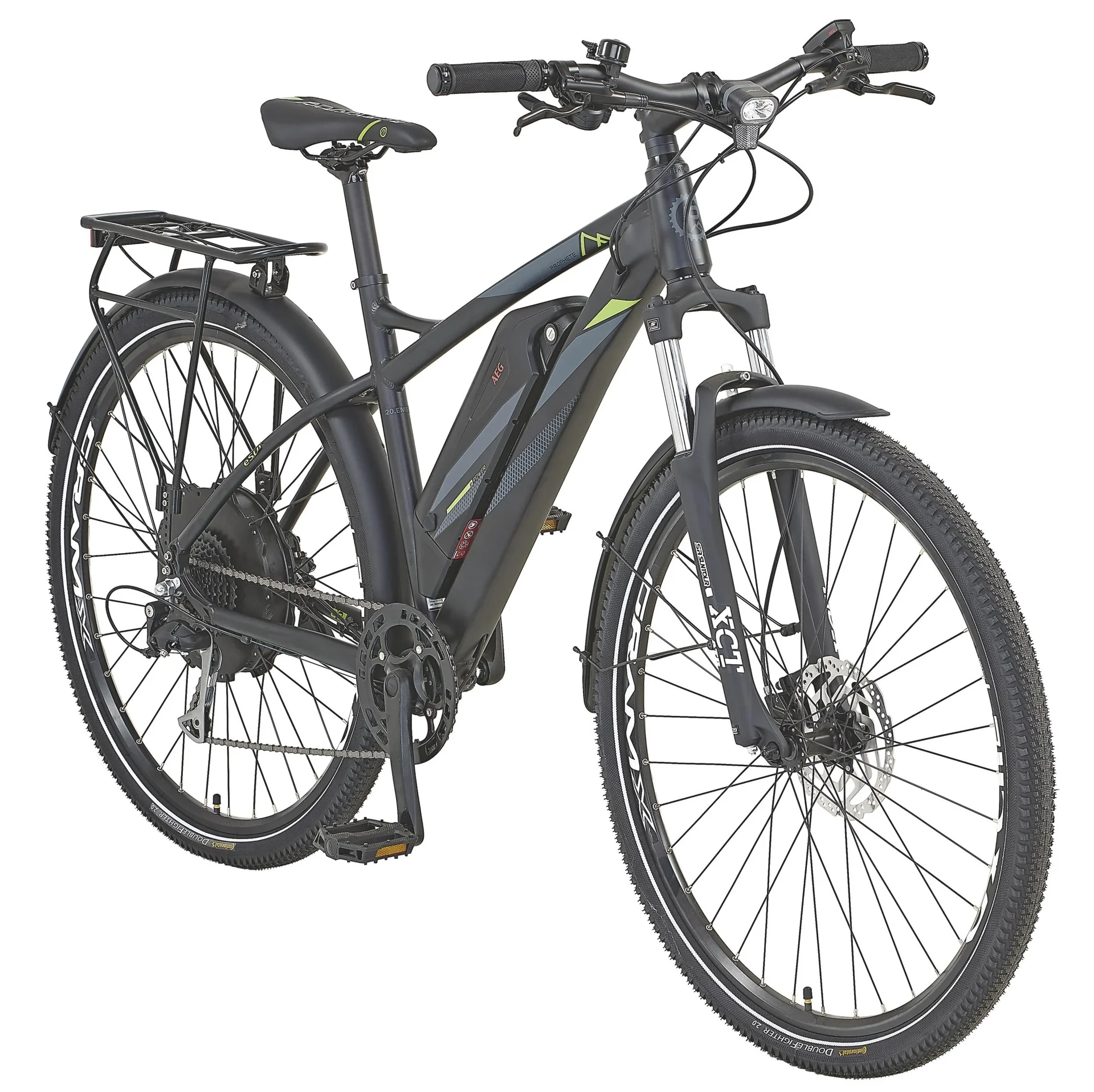 Unisex E-Bike 29 Zoll, Rahmenhöhe 48 cm, 9-Gang Kettenschaltung, schwarz matt, Disc, 22.EMS.10 - 1