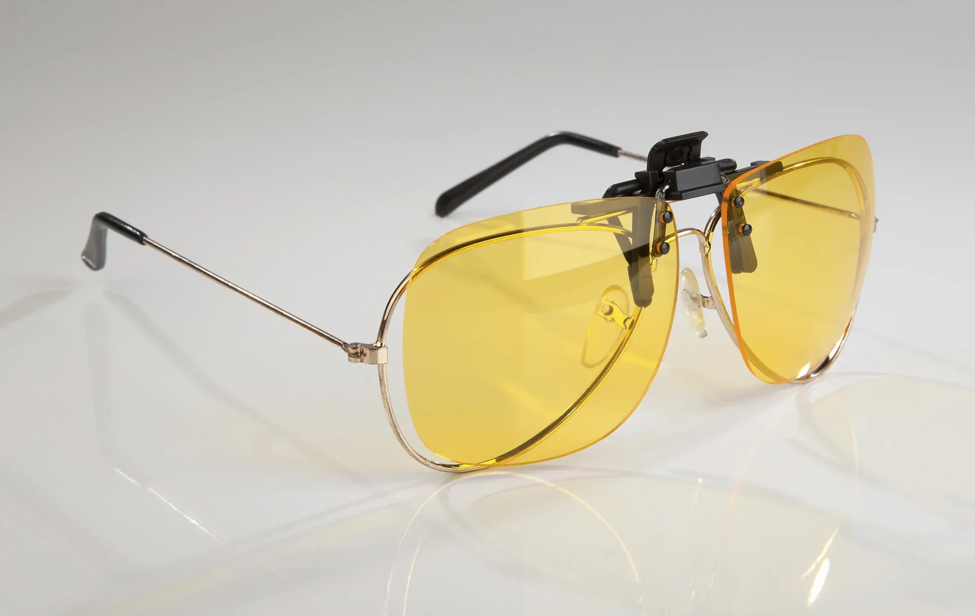 Nachtbrillen Clip zum Aufstecken für Brillenträger - 0