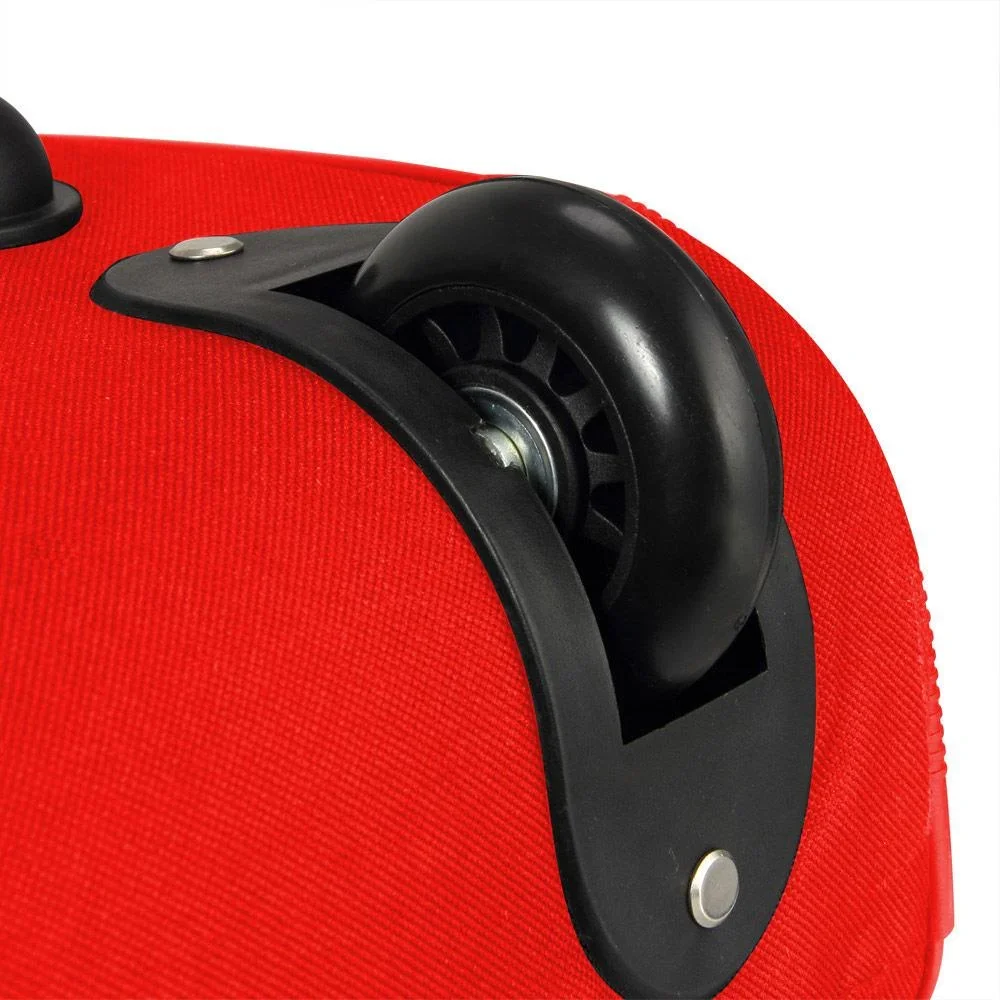 XXL Reisetasche mit Trolleyfunktion rot 160 LITER - 4