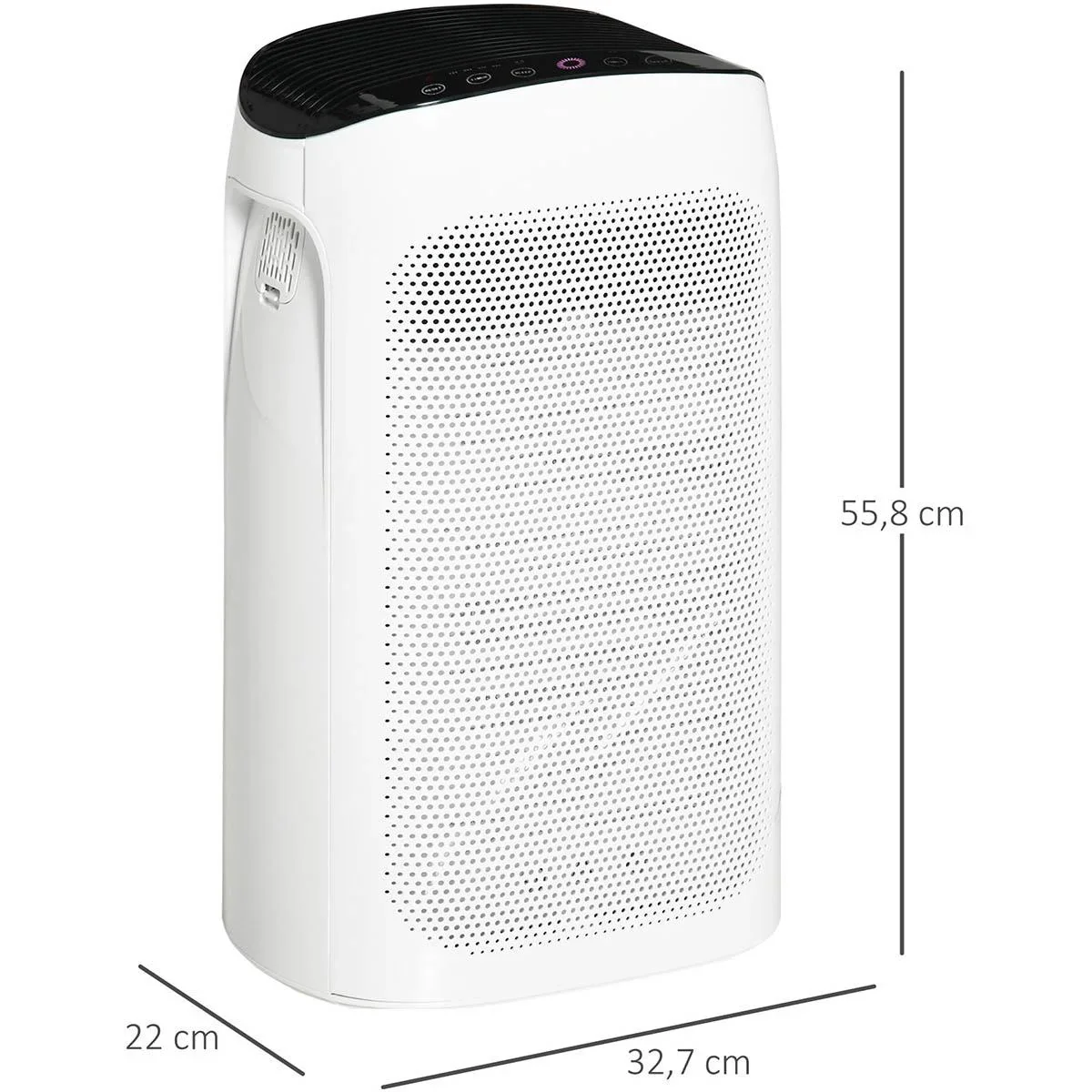 Luftreiniger - HEPA - Weiß/Schwarz - 25-35 m³ - 2