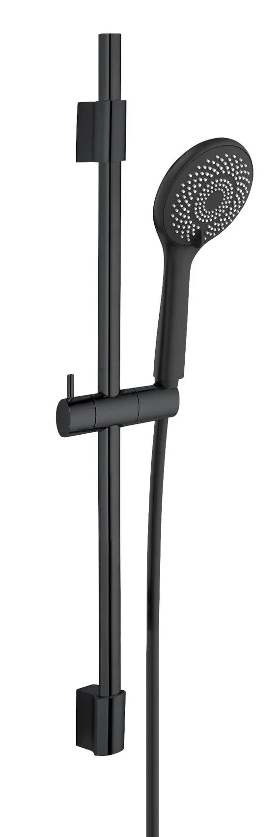 Wasserspar-Brauseset Watersaving Schwarz, Länge Stange: 70 cm - 2