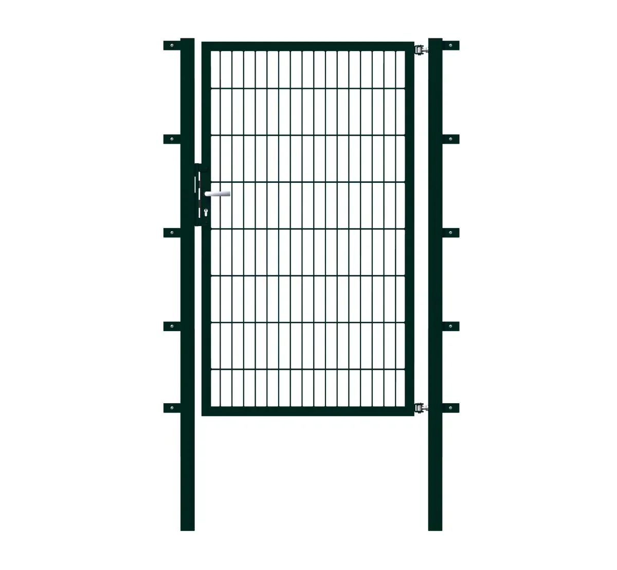 Einzeltor Flexo mit Zubehör, grün/ Breite 100 cm, Höhe 200 cm - 1