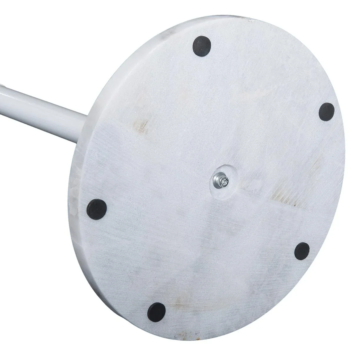 Garderobenständer mit 6 Haken weiß/natur - 0