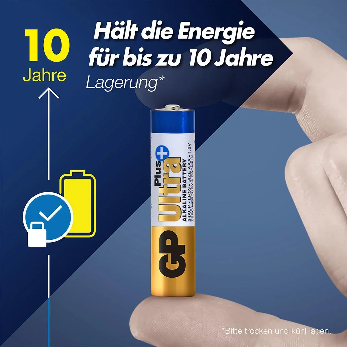 ULTRA PLUS Micro (AAA) Alkaline Batterien - 4 Stück - 3