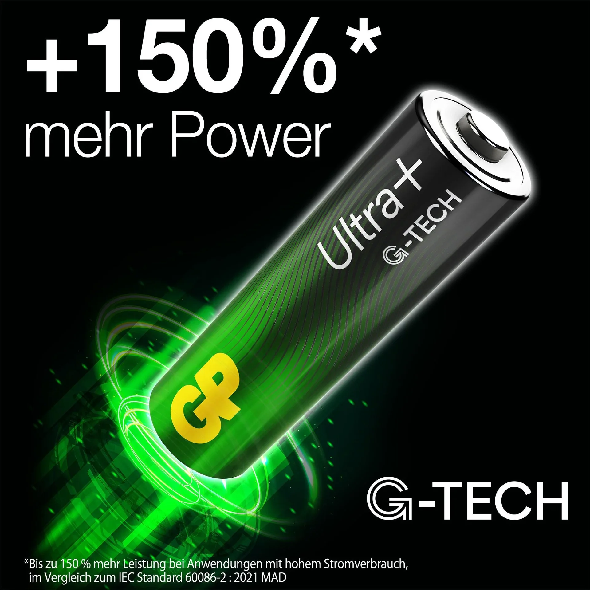 ULTRA PLUS Micro (AAA) Alkaline Batterien - 4 Stück - 9