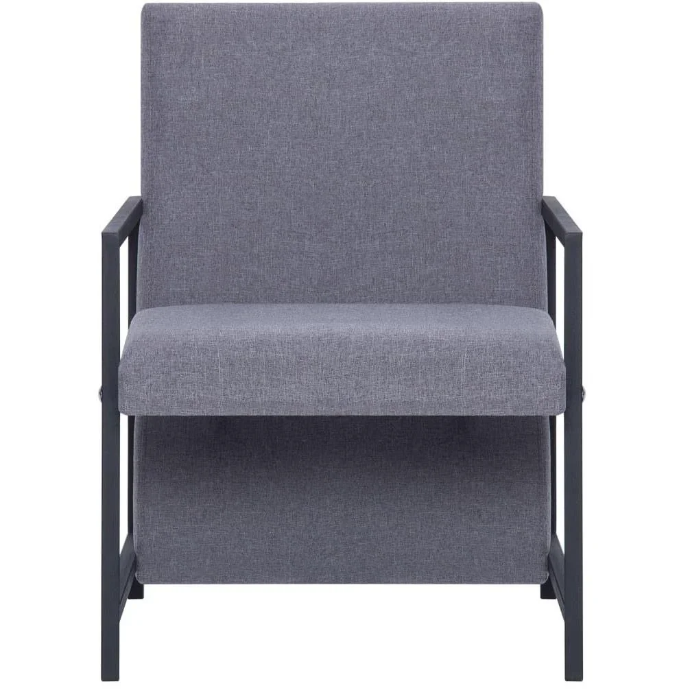Sessel Stoff hellgrau - 0