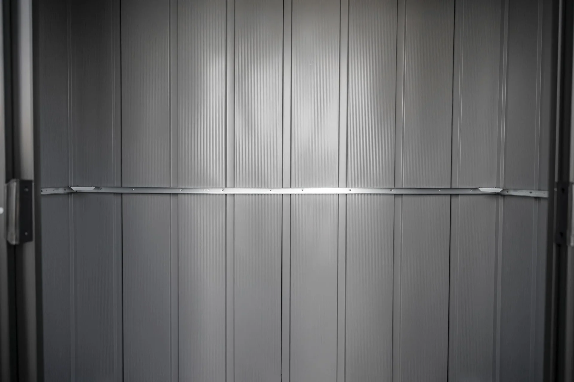 Metallgerätehaus 8x4 onyx schwarz - 1