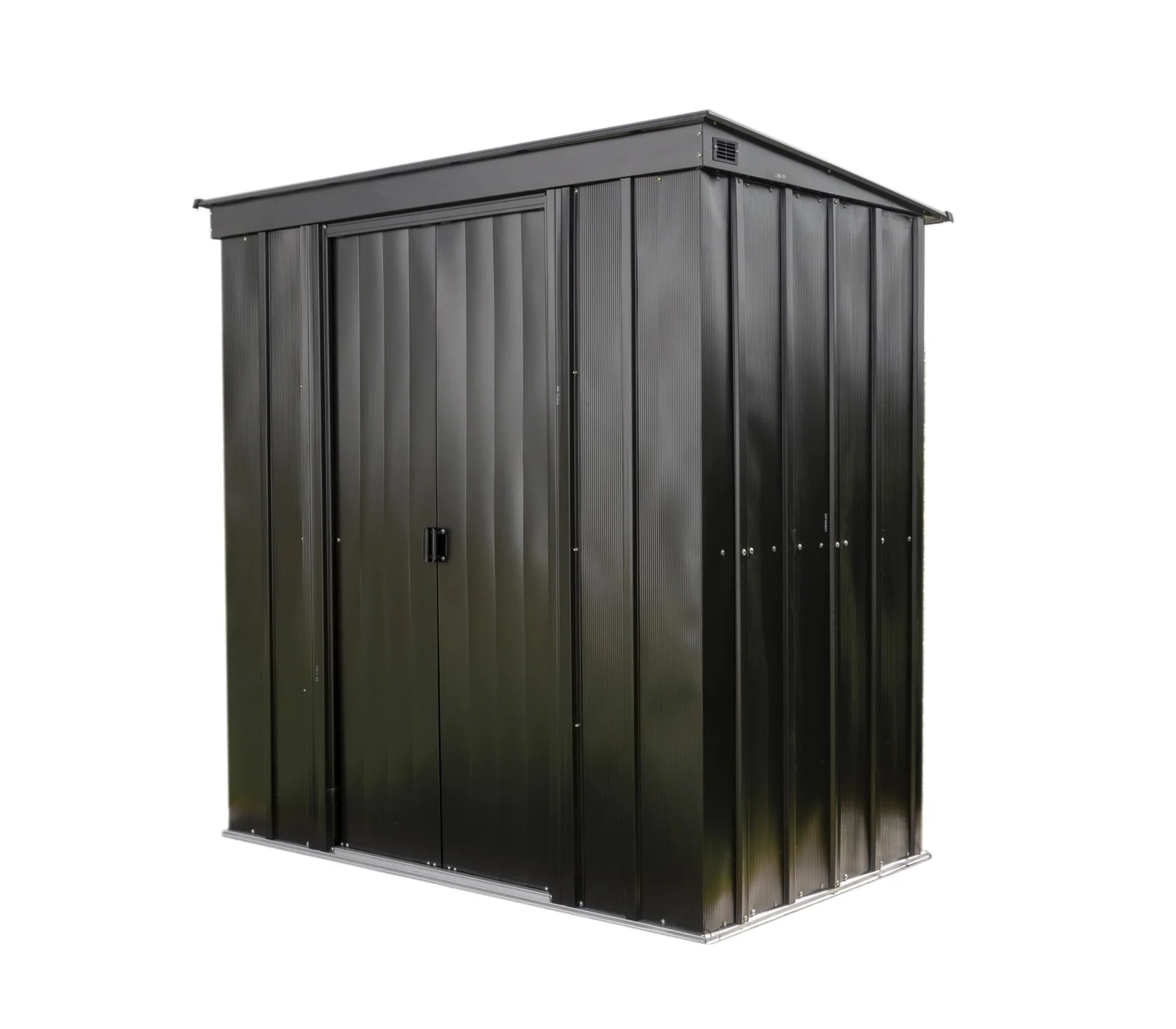 Metallgerätehaus 8x4 onyx schwarz - 5