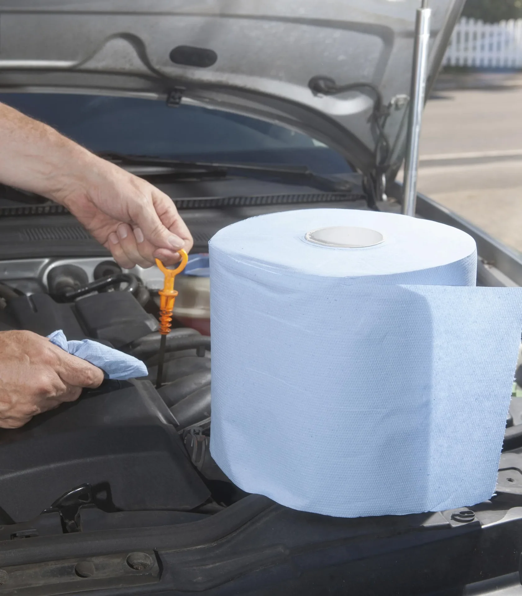 Blaue Putzrollen, 4 Stück - 4