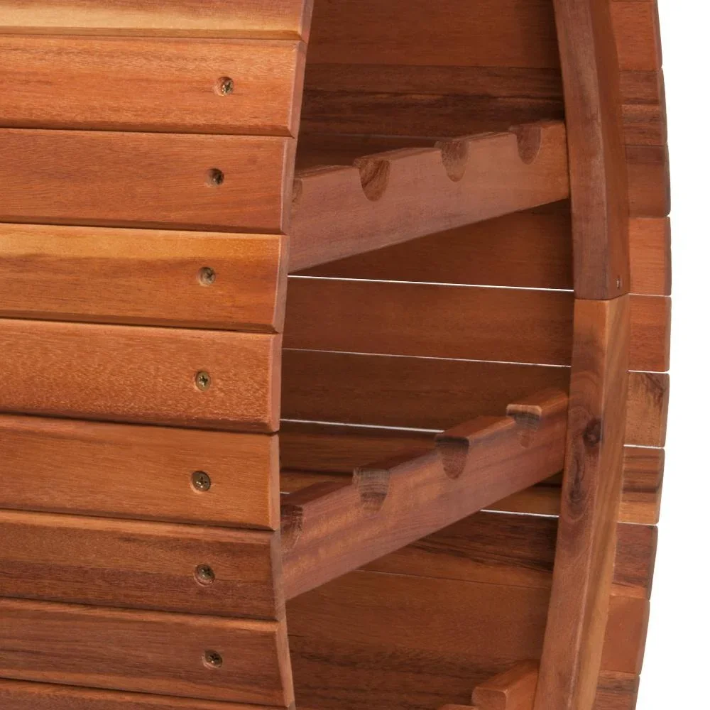 Weinregal-Fass-Design für 12 Flaschen - 1