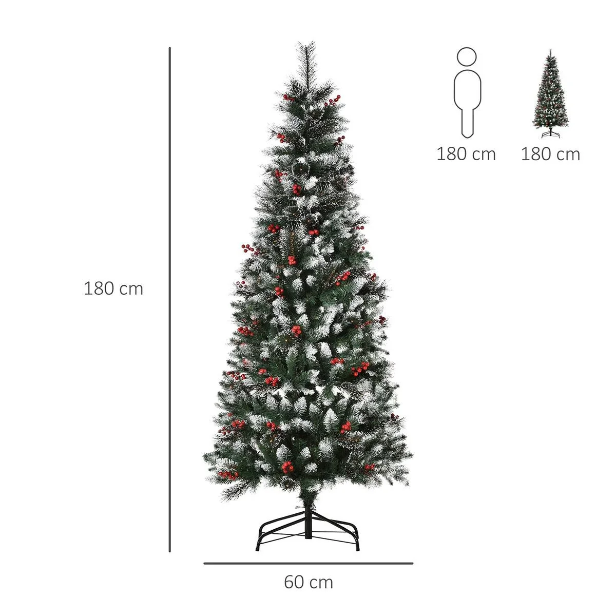 Künstlicher Weihnachtsbaum Weihnachtsbaum, Christbaum, Tannenbaum | Aosom.de - 4